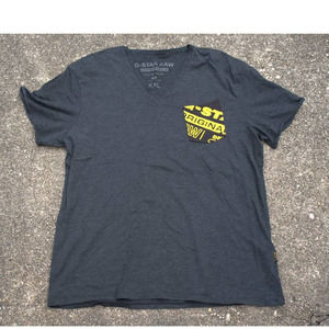G star originals V neck T shirt Sz XXL